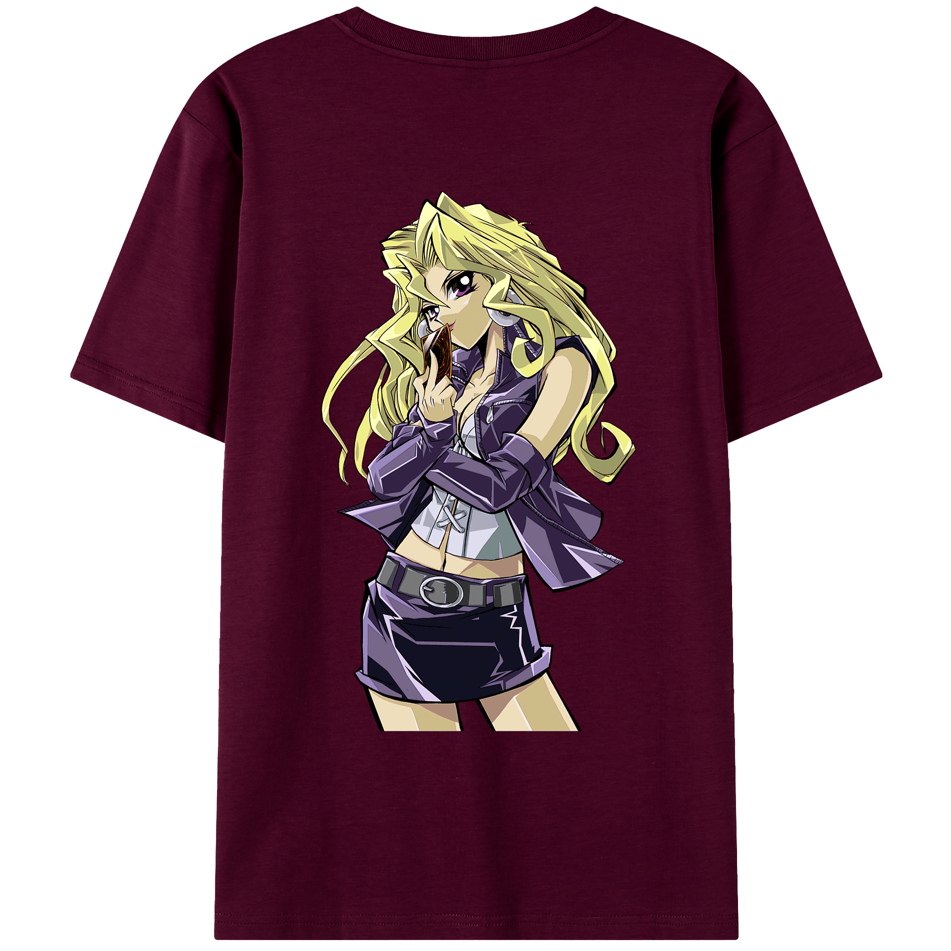 （画像用） 遊☆戯☆王 Yu-Gi-Oh! レディース半袖Tシャツ(バックプリント)